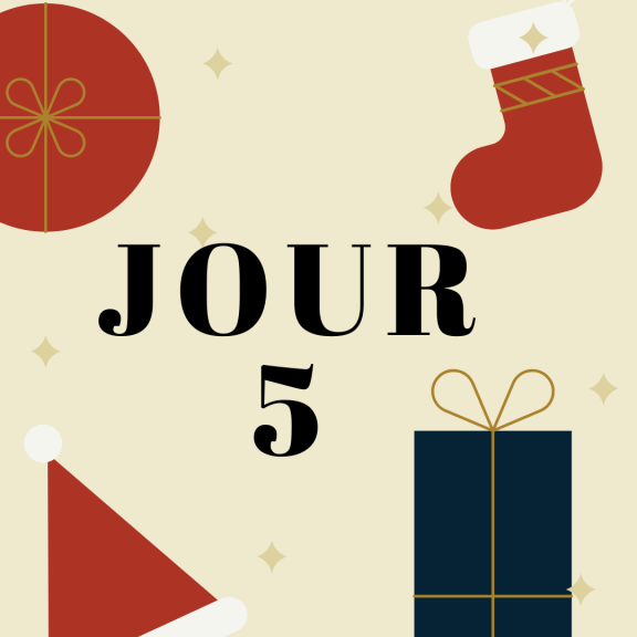 Calendrier de l'Avent - Gagnant(e) du Jour 5