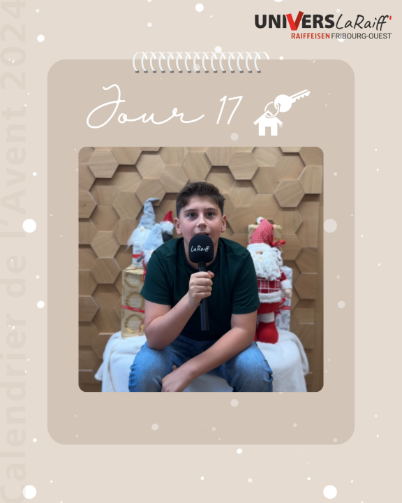 Calendrier de l'Avent 2024 - Gagnant(e) du Jour 17
