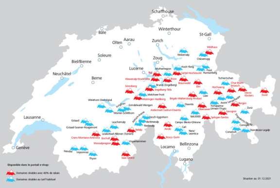 Offre sociétaires : 40 % de rabais dans environ 30 domaines skiables