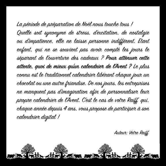 Calendrier de l'Avent 2024 - Gagnant(e) du Jour 11